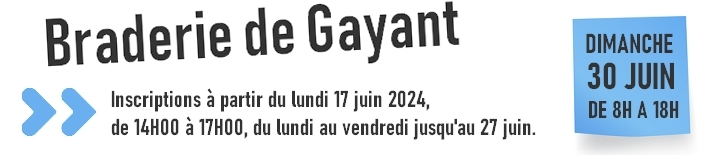 Braderie de Gayant : Dimanche 30 juin de 8h à 18h en centre-ville